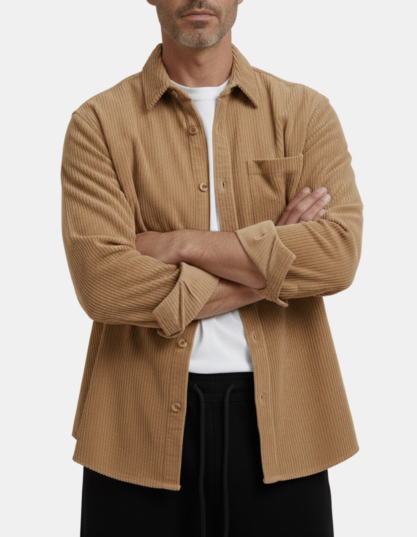 Rowden | Soft Corduroy Casual Shirt