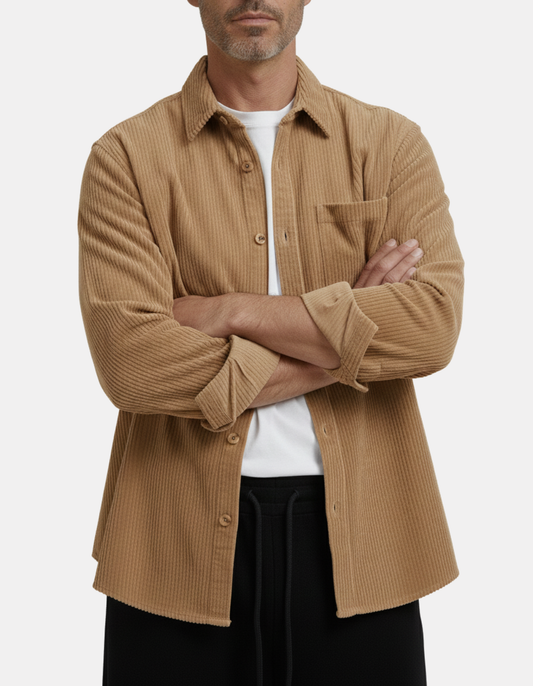 Rowden | Soft Corduroy Casual Shirt