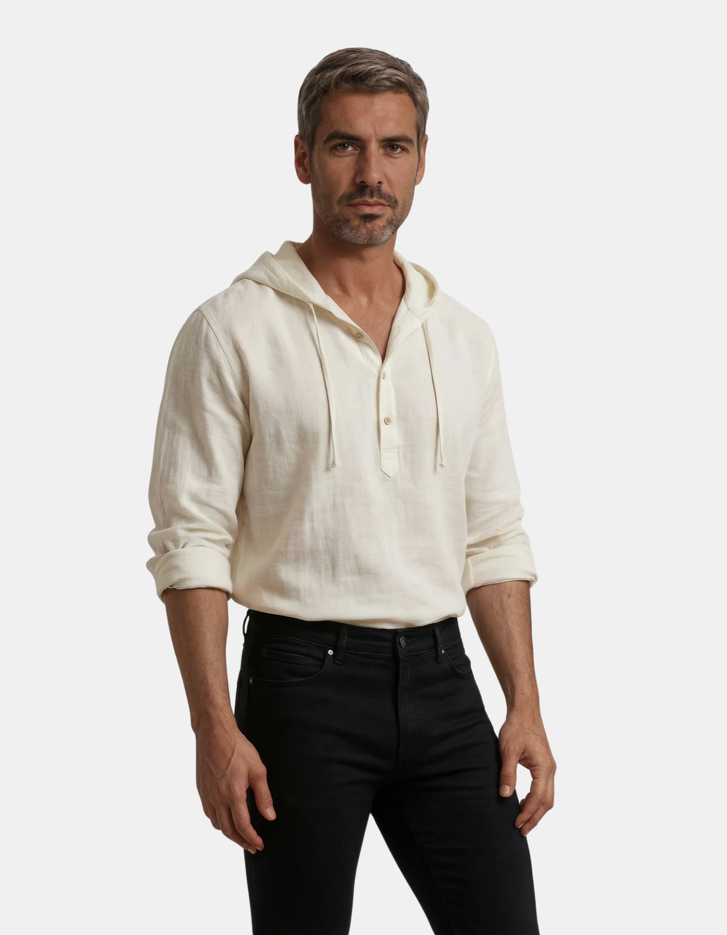 Vincenzo | Premium Henley Hoodie