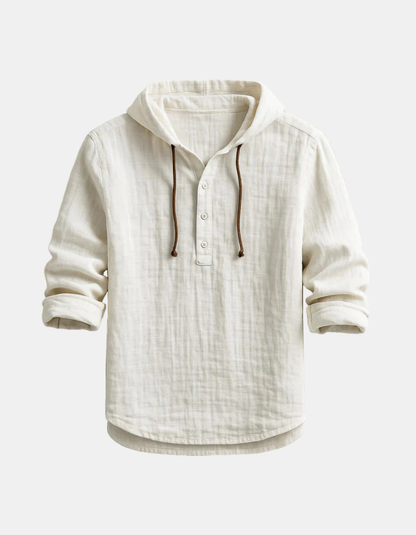 Vincenzo | Premium Henley Hoodie