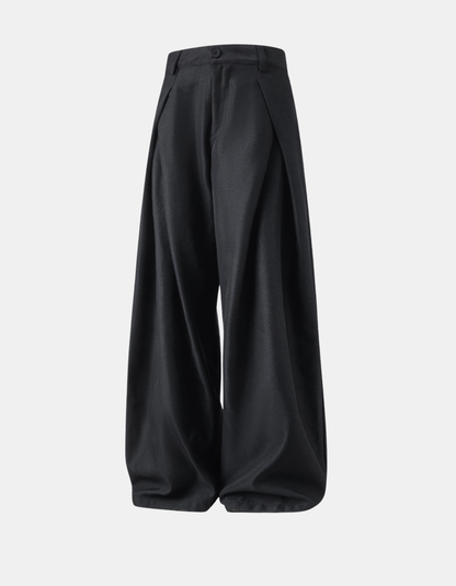 Rowe | Wide-Leg Pleated Trousers