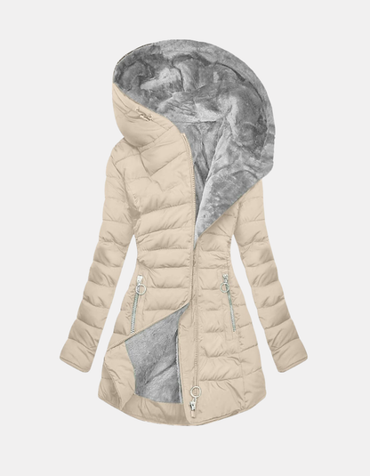 Marilyn | Slim-Fit Fur-Lined Winter Coat