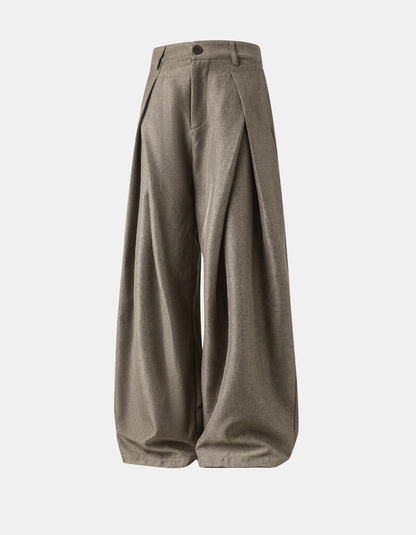Rowe | Wide-Leg Pleated Trousers
