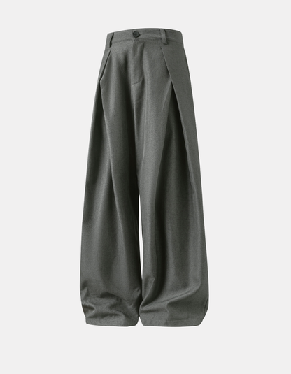 Rowe | Wide-Leg Pleated Trousers