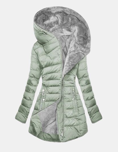 Marilyn | Slim-Fit Fur-Lined Winter Coat