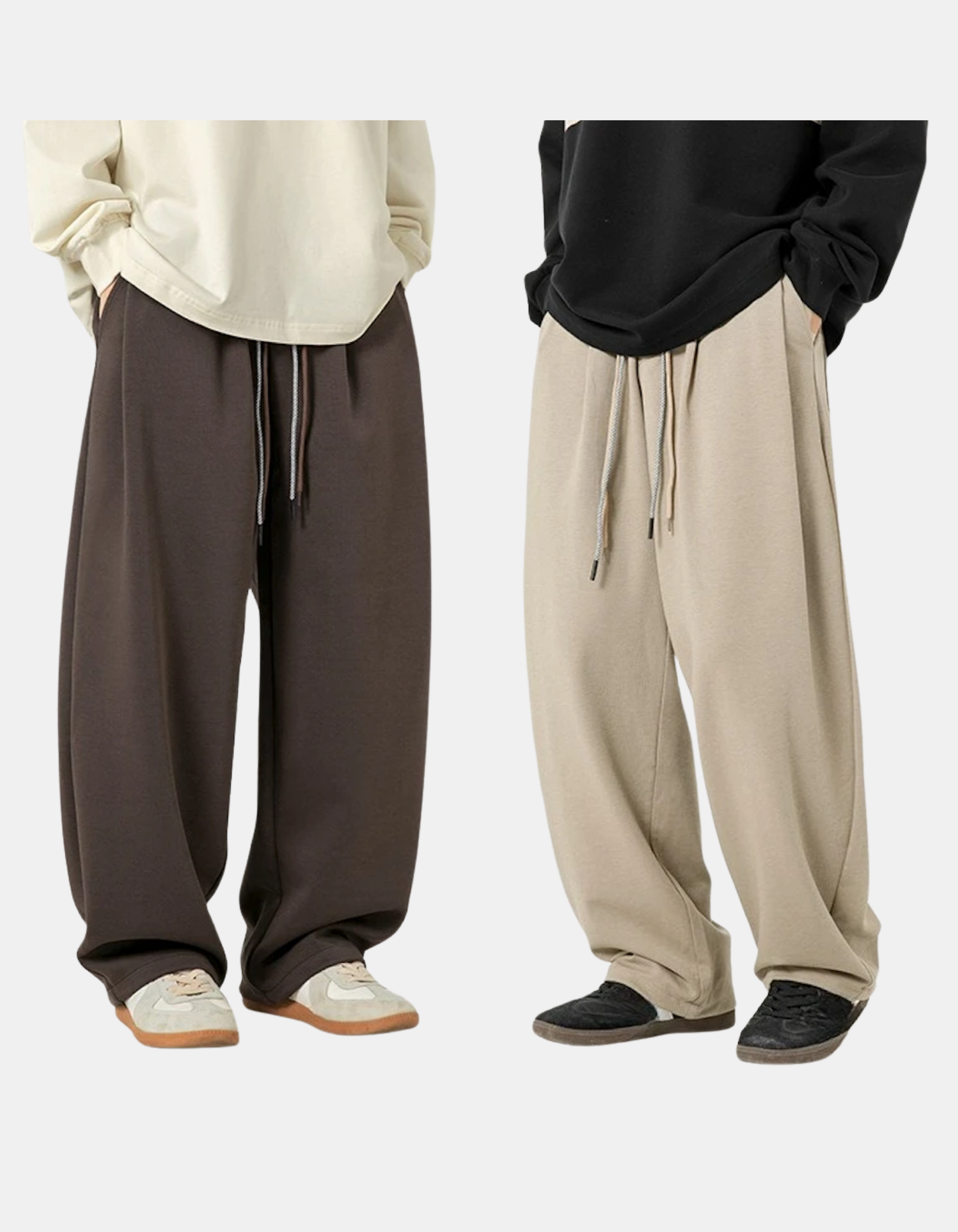 Elias | Relaxed Wide-Leg Drawstring Pants