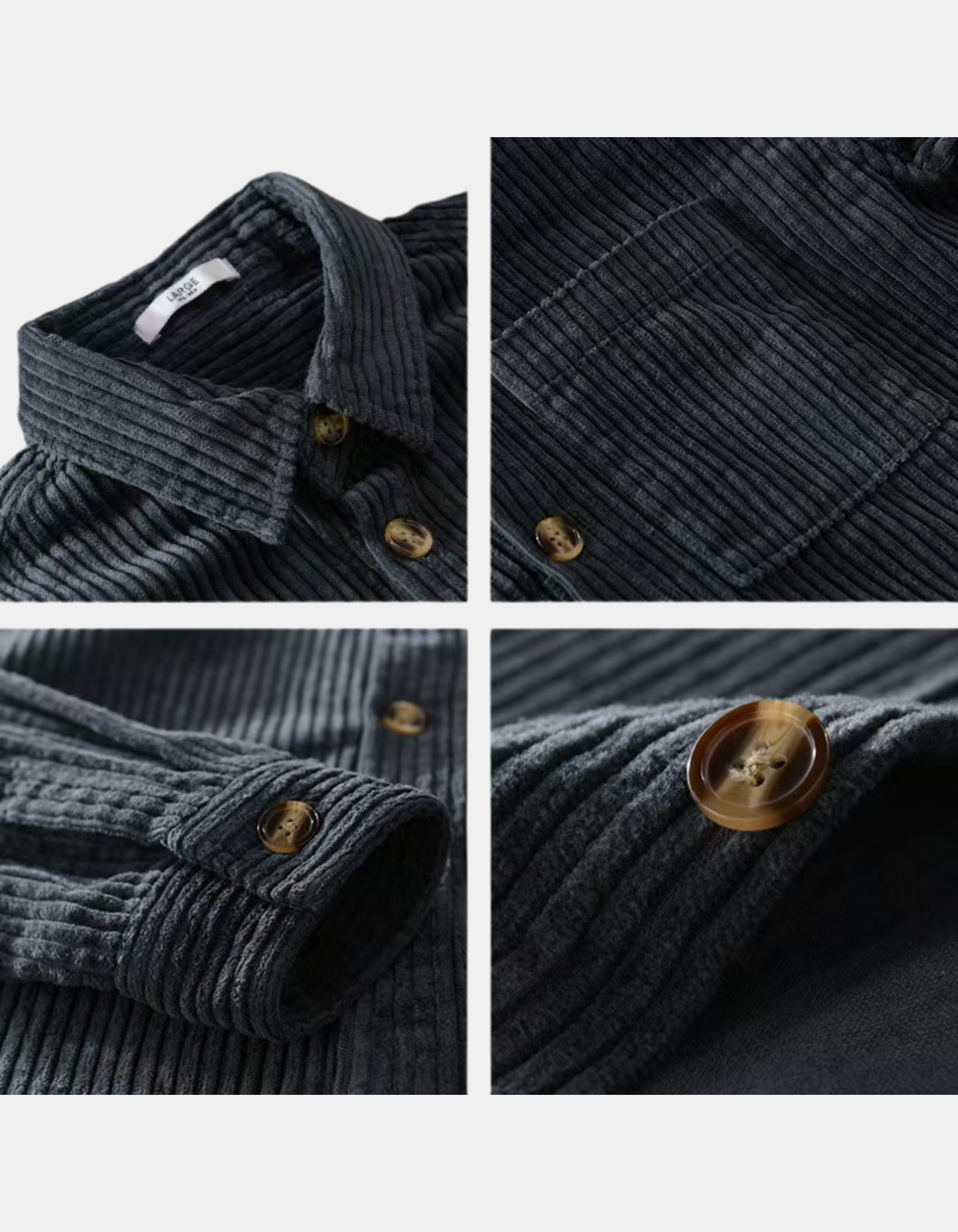 Rowden | Soft Corduroy Casual Shirt