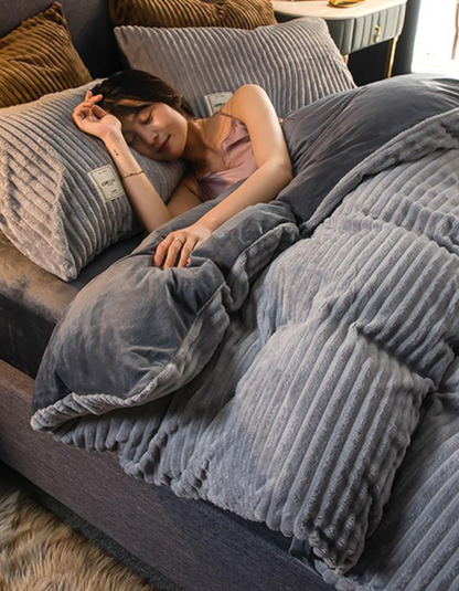 Veloura | Ultra-Soft Velvet Fleece Duvet Cover