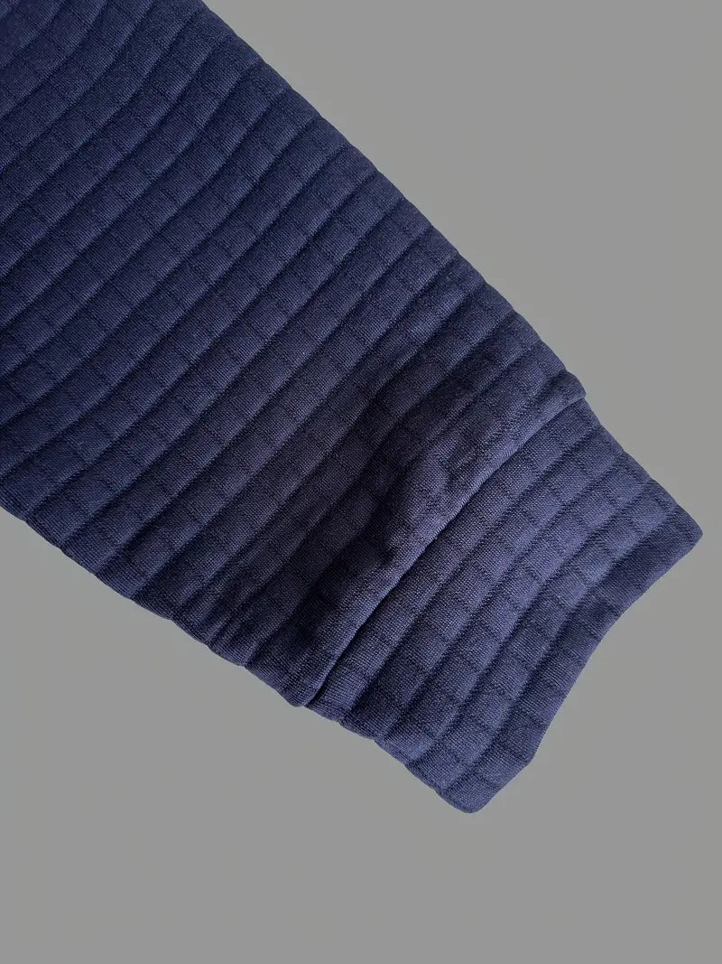 Logan | Textured Long-Sleeve Polo